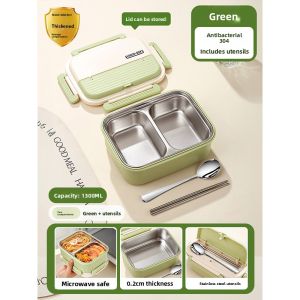 XIAOCHUSHU | Stainless Steel Insulated Lunch Box Microwave Safe M