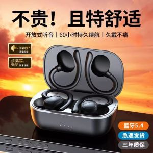 Wireless Bluetooth Earphones Sports Running Fitness Hanging Ear Style for Men And Women Anti-Loss 2024 New Model Gym Headsets