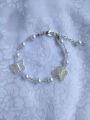 Gelang manik aesthetic mutiara/ gelang lucu/ gelang manik manik/ gelang aesthetic/ barcelet beads korea. 