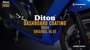 Diton Dashboard Coating 9804 Original Blue Dashboard Kusam Kembali Baru Matt Blue 400ml