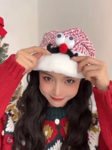 [Local Seller] Christmas Hat Fun Christmas Hats Plush Funny Christmas Hat Party