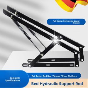 MONLEYTA | German Hydraulic Bed Frame Support Rods Tatami Bed Board Structure Buffer Lifter Double Size Oil Pressure Air Support Rods