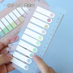 200Pcs Colorful Sticky Notes Long Page Memo Note Bookmarks Office School Stationery Supplies