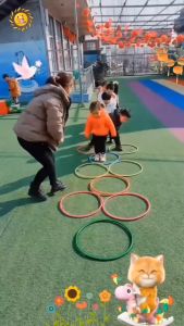 (พร้อมส่ง) ห่วงกระโดด 38 +42 ซม. 10ชิ้น เสริมพัฒนาการ ฝึกการทรงตัว สร้างกล้ามเนื้อขาพัฒนาเด็กเล็ก (สงในไทย)