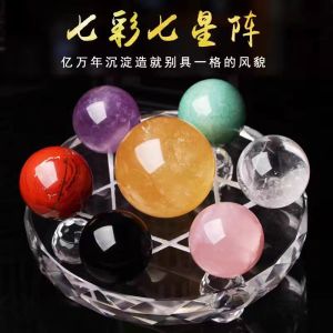 Đồ Trang Trí Bàn Trang Trí Bằng Đá Pha Lê Tự Nhiên Nhiều Màu Sắc Hình Bát Quái Bùa May Mắn Cho Phòng Khách Và Lối Vào Nhà