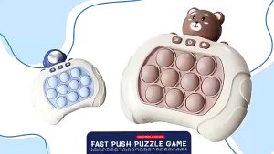 Pop It Toy Speed Push Fidget Widget Game Level Up Stage Challenge Soft Sensory Toy Toddler *Ready Stock*