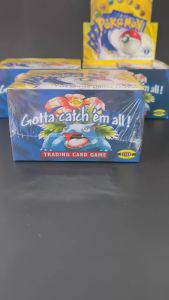 Funism | Hot PKM First Generation Base Set Booster Box English Factory Sealed Holo Foil Card DIY TCG Anime Box Card