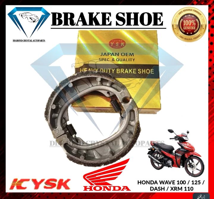 BRAKE SHOE HONDA WAVE 100 / 125 / DASH / XRM 110 