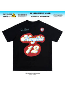 Loose Fit Pure Cotton Short Sleeve T-Shirt American High Street Style Original Design Versatile Sporty Top for Men And Women