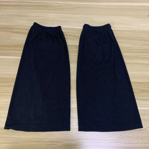 สินค้าใหม่ปลอกหุ้มขาป้องกันแสงแดดแฟชั่นปลอกหุ้มขาเข้ารูปยอดนิยมใส่แล้วดูผอมเพรียวชุดถุงเท้าแบบใหม่สีพื้นไม้กางเขนสไตล์ JK แนวสตรีท