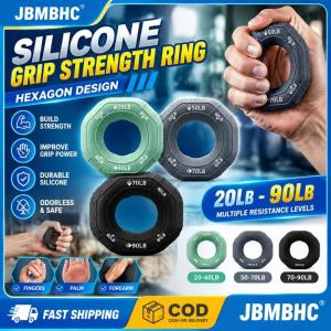 Jbmbhc hình lục giác Vòng kẹp tập cơ tay Silicone tập thể dục cho ngón tay căng thẳng Relief phục hồi chức năng công cụ cẳng tay huấn luyện viên cơ bắp nhà phòng tập thể dục phụ kiện