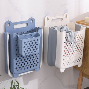 Wall-Mounted Foldable Laundry Basket