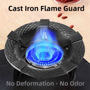 Universal Gas Stove Lid Flame Concentrator Windproof Anti-slip Stove Support Bracket Accessories Energy Saving Kitchen Tools