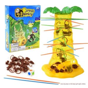 Trò Chơi Trên Bàn Nhiều Người Chơi Rolling Climbing Monkeys - Trò Chơi Trên Bàn Tương Tác Giữa Cha Mẹ Và Con Cái Dành Cho Trẻ Em Đồ Chơi Trí Tuệ Màu Nâu Và Vàng