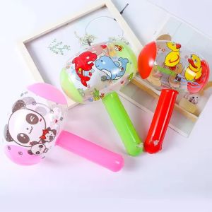 3pcs Cartoon Animal 3D Inflatable Hammer with Bell Summer Beach Childrens Birthday Party Toy Pinata Fillers Goodie Bag
