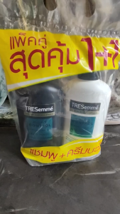 Bộ 2 chai Dầu gội và Dầu xả Tresemme  chính hãng Thái lan mỗi chai 400ml - dành cho tóc nam và nữ mềm mượt thơm lâu