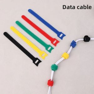 Adjustable Cord Ties Reusable Cable Ties Microfiber Hook Loop Cords Tape Storage Fastening Strap Tape Organizer
