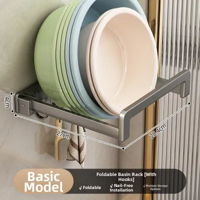 Folding Hanging Aluminum Storage Rack