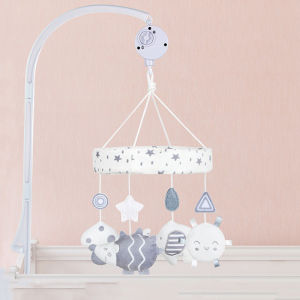 Exported to UK Stuffed Rabbit Bed Bell Car Hanging Crib Music Crib Hanging Toy Baby Music Rotate Bed Bell
