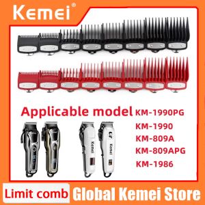 Kemei | KEMEI 8pcs/set Professional Barber Hair Clipper Guide Combs For Trimmer Attachment Hair Cutting Limited Comb Salon Haircut Tools