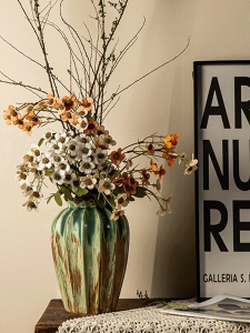 Bình Hoa Gốm Sứ Xanh Lá Cây Phong Cách Trung Hoa Cổ Điển Sang Trọng Trang Trí Phòng Khách Bình Hoa Trang Trí Bình Hoa Trang Trí