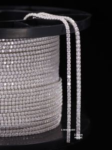 Ultra-Shiny AAAA Grade Carbonized Silicon S925 Pure Silver Four Claw Set Full of Diamonds Luxury Handmade Necklace Accessories