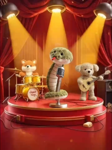 McHugs Green Snake Soft Stuffed Animals Toys Dolls Cute Birthday Gifts for Kids Girls Boy Cuddly Stuffed Toy for Play and Comfort 7 9.85 Inch