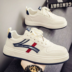 Casual Trendy Mens Shoes Anti-Slip Sporty Leisure Footwear Summer Season Low Heel Thick Bottom Rubber Sole round Toe Fashion Sneakers