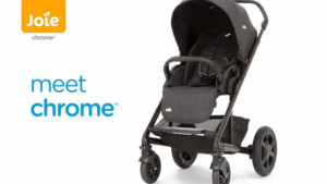 Joie Chrome Stroller Baby with Reversible Seat- Newborn till 17.5kg (Shale) Baby Stroller 2 Way