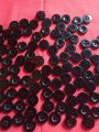 Butones polyester button black/clear sold per 100 Pcs . pang school uniforms and polo shirt.. 