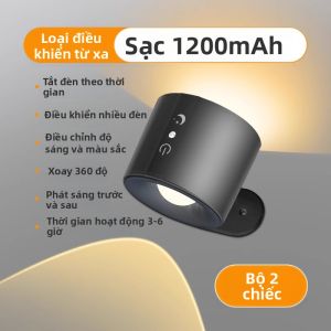 Đèn Đọc Sách & Tạo Không Khí Không Dây Không Cần Khoan Không Cần Dây