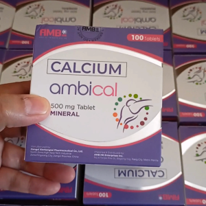 Ambical | Calcium Carboonate 500mg Tablet | Box of 100s