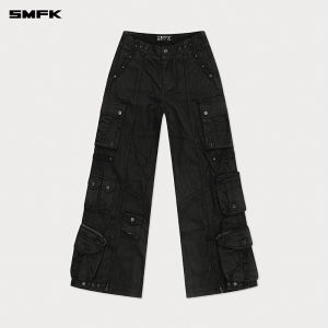 SMFK | Vintage Wax Coated Work Trousers