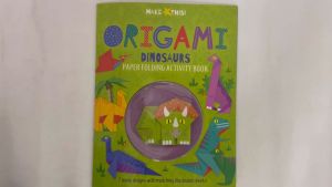 Dinosaur Origami Activity Book with Origami Paper for Kids To Do Arts & Crafts