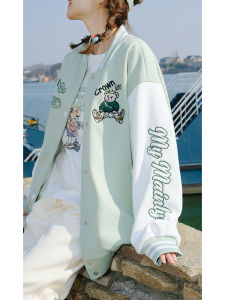 Áo Khoác Bóng Chày Phong Cách Mỹ Dành Cho Học Sinh Trung Học Và Tiểu Học Áo Khoác Dài Tay Thường Ngày Thường Xuân Mùa Thu