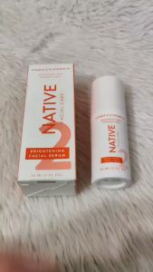 Native Brightening Facial Serum: Hydrating Serum with Naturally Derived Ingredients