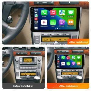 For Toyota Avensis T25 2002 2003 2004 2005 2006 2007 2008 Carplay Android Auto Car Radio GPS Touch Screen Head Unit FM Autoradio