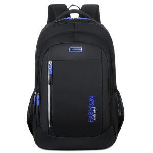 Large Capacity Nylon Mens Backpack Multifunctional Teenage School Bag with Laptop Compartment Student Backpack Male with P