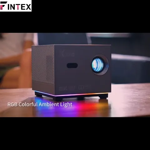FINTEX Auto Focus Projector X3 Pro 15000Lumen RGB Breathing ligh 1920*1080P HiFi Soeaker For Home Theater
