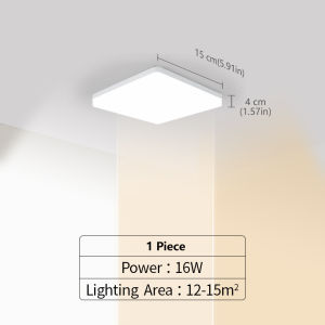 LED Ceiling Lights Square Neutral Light 16W 34W Interior Home Decor Simple Ceiling Lighting Bathroom Bedroom Kitchen Living Room