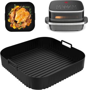 Silicone Air Fryer Mould Air Fryer Silicone Molds for Tefal Easy Fry XL Surface Silicone Tray Air Fryer Container