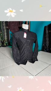 Kemeja Koko Pria Kemko Sultan Embos Kurta Lengan Panjang Kancing Snap Terbaru 2024