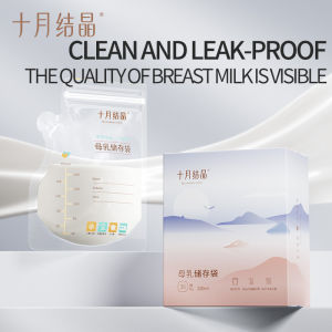 TEN-M JOURNEY Túi Trữ Sữa Mẹ Thiết Kế Vòi Đổ 120ml/200ml (4oz/6.7oz) Chống Rò Rỉ Không BPA An Toàn Tủ Đá/Tủ Lạnh Cho Mẹ Cho Con Bú Khóa Kép Bảo Quản Tươi Lâu