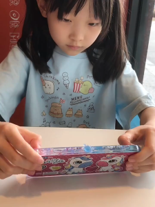 Children Handheld Water Ring Game Shark Paw Party Goodie Bag For Birthday