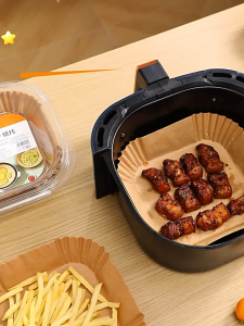 【Agate ของแท้】กระดาษรองหม้อทอด ไร้น้ำมัน แบบใช้แล้วทิ้ง100 ชิ้น  กระดาษ กันติด กันน้ำกระดาษรองหม้อทอด  เกรดอาหาร