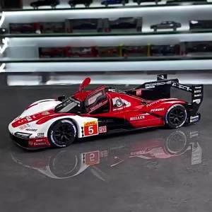 2024Bburago Porsche 963 Car Model #5 Racing Car 1:24 Le Mans Rally Champion Alloy Luxury Porsche 963 Model Sports Car Collection