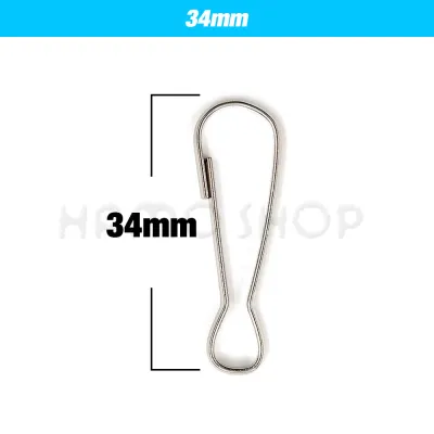 50Pcs Metal Clasps Snap Spring Clip Hooks Buckle Zipper Pull For Purse Zipper Pull Lanyards Paracord Keychain Keyring Accessory