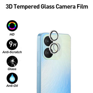 ป้องกันเลนส์กล้องแหวนโลหะ C75X สำหรับ C75 Realme สำหรับ Realme C75 X RealmeC75กระจกเทมเปอร์ป้องกันฟิล์มกันรอยแบบเต็ม