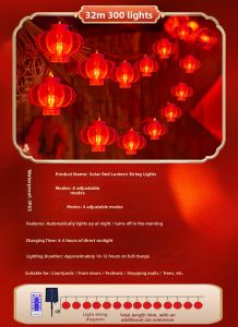 Solar Outdoor Lantern Festival Decorative Light