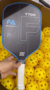 (Chính hãng) Vợt Pickleball FA Smooth Carbon Fiber Không Nhám Phù Hợp Người Mới Tập Luyện